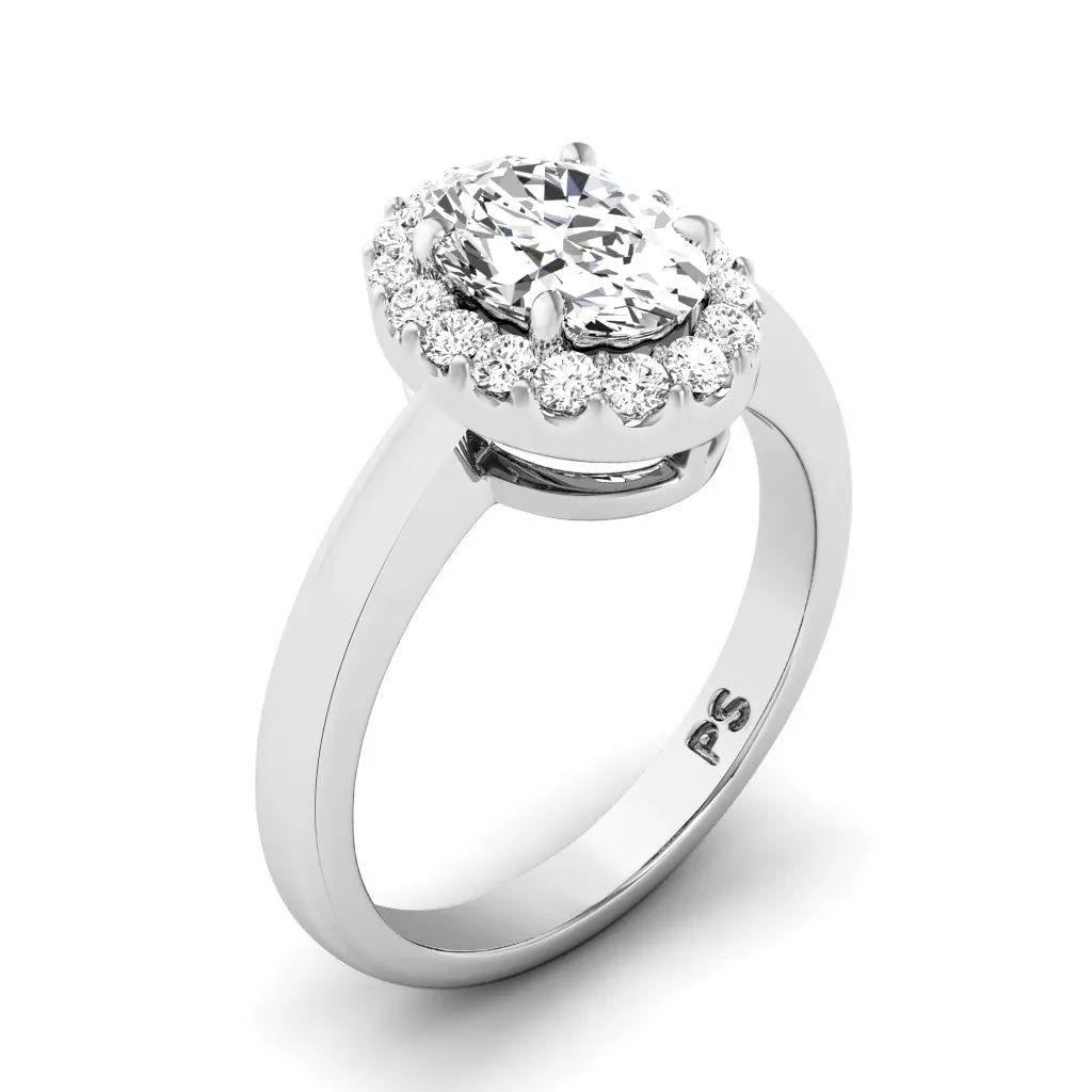 0.65-1.80 CT Round & Oval Cut Diamonds - Engagement Ring