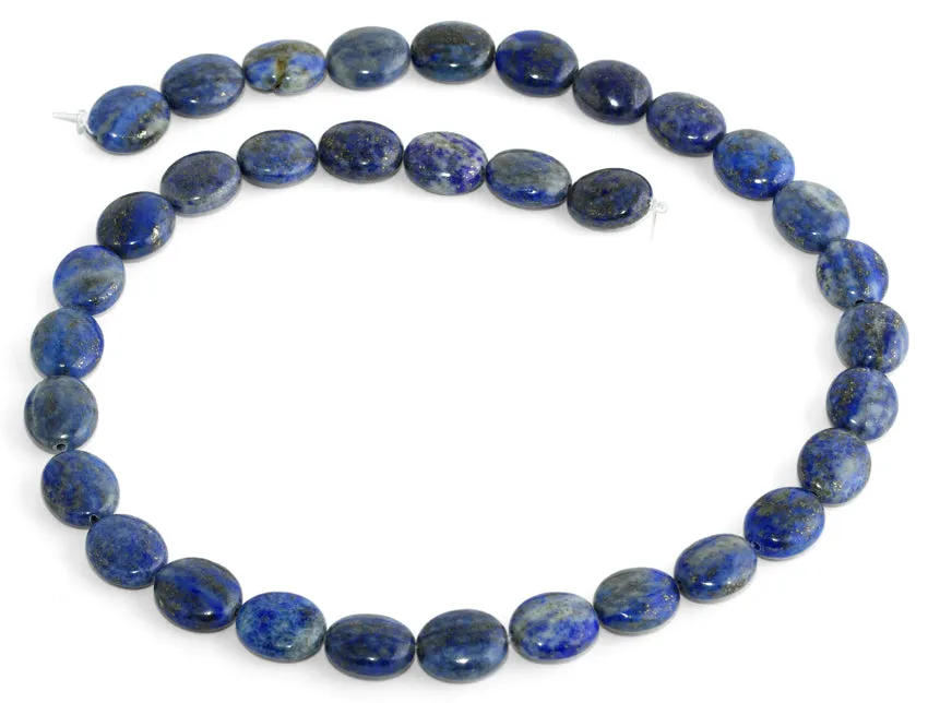 10x12MM Lapis Oval Gemstone Beads