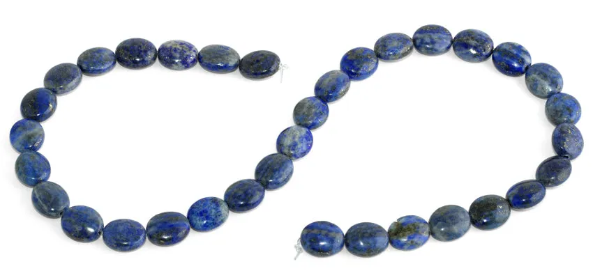 10x12MM Lapis Oval Gemstone Beads