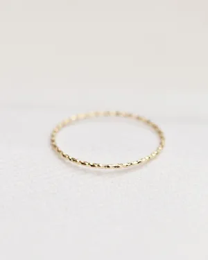 14k Sparkle Ring