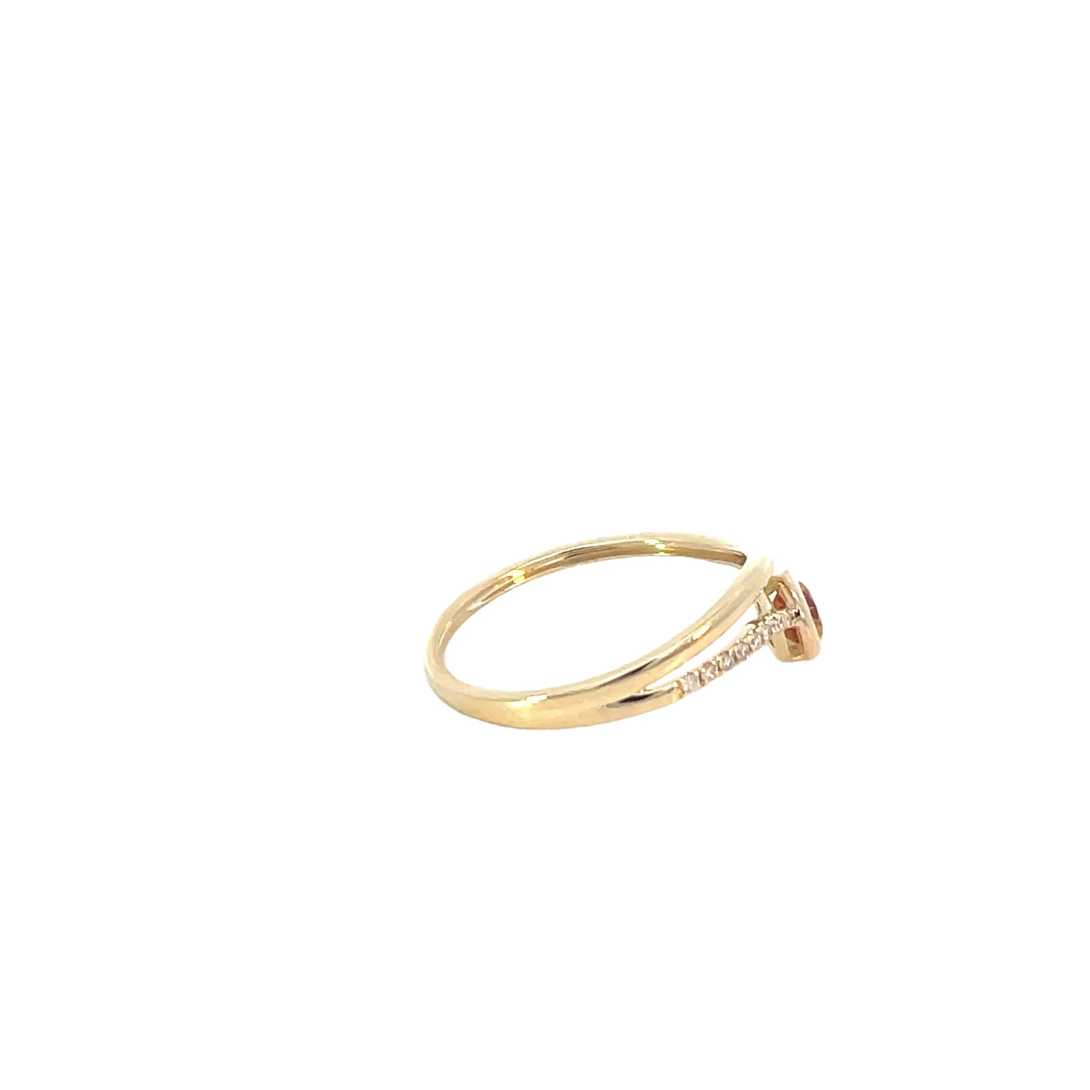 14k Yellow Gold Citrine Ring