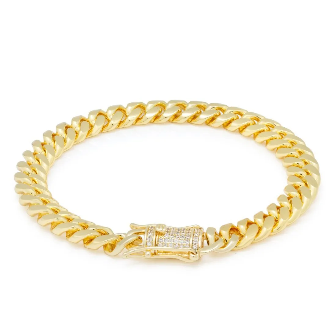 8mm Miami Cuban Link Bracelet