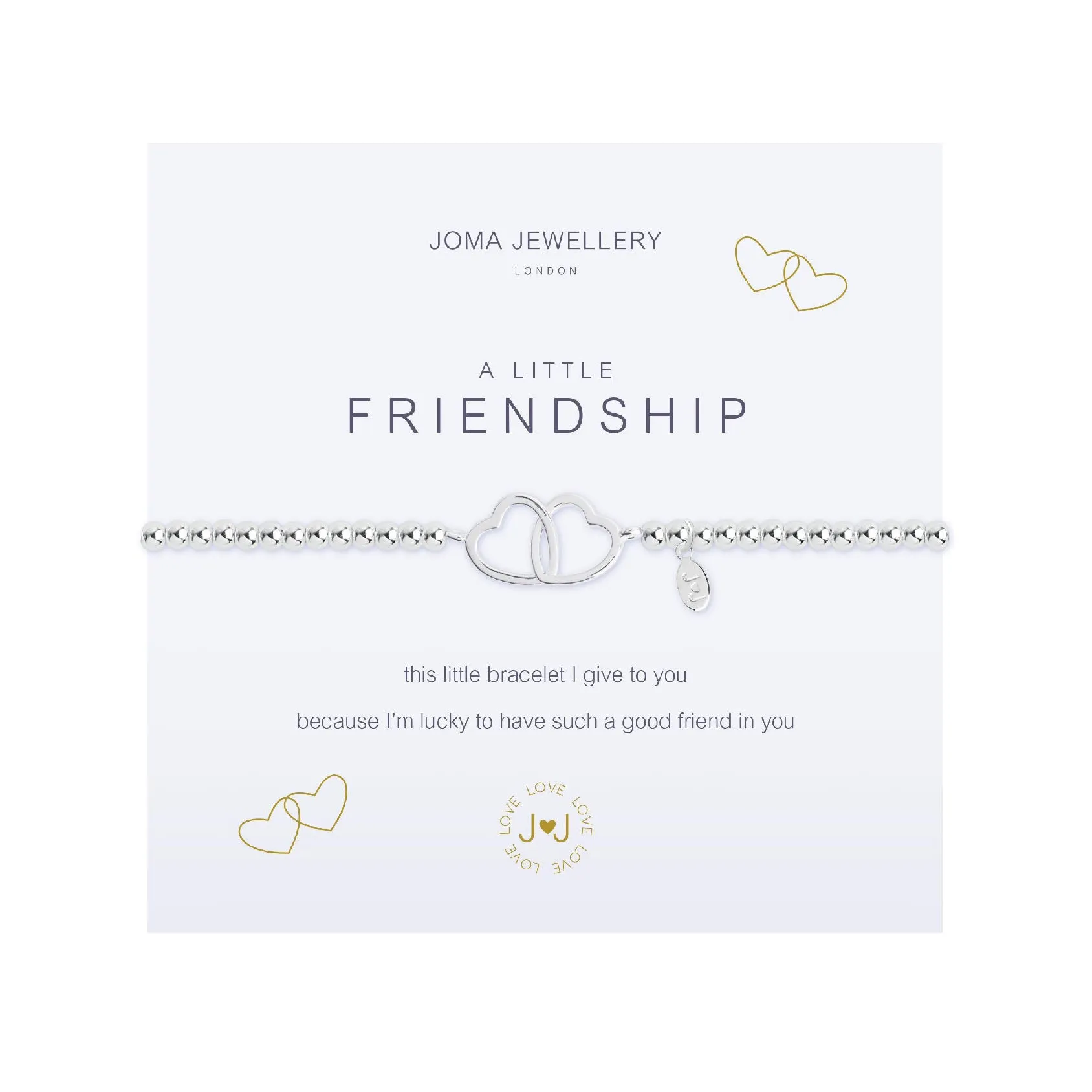 A Little 'Friendship' Bracelet | Silver Plated