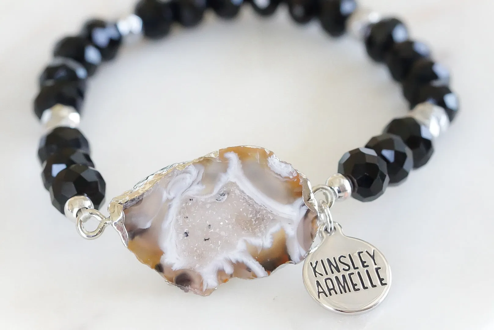 Agate Collection - Silver Tailor Bracelet