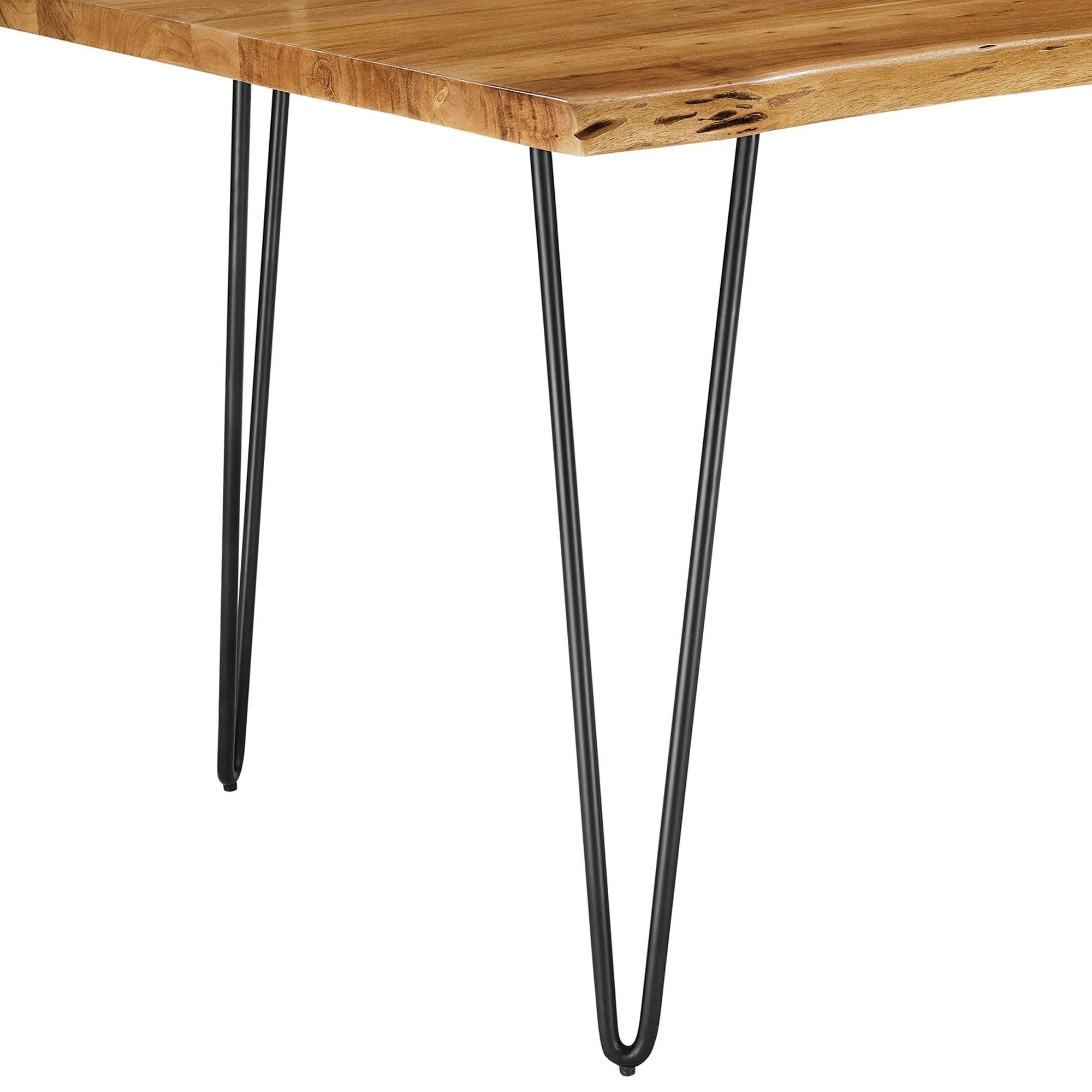 Ardor 74" Live Edge Acacia Wood Acacia Wood Dining Table by Modway