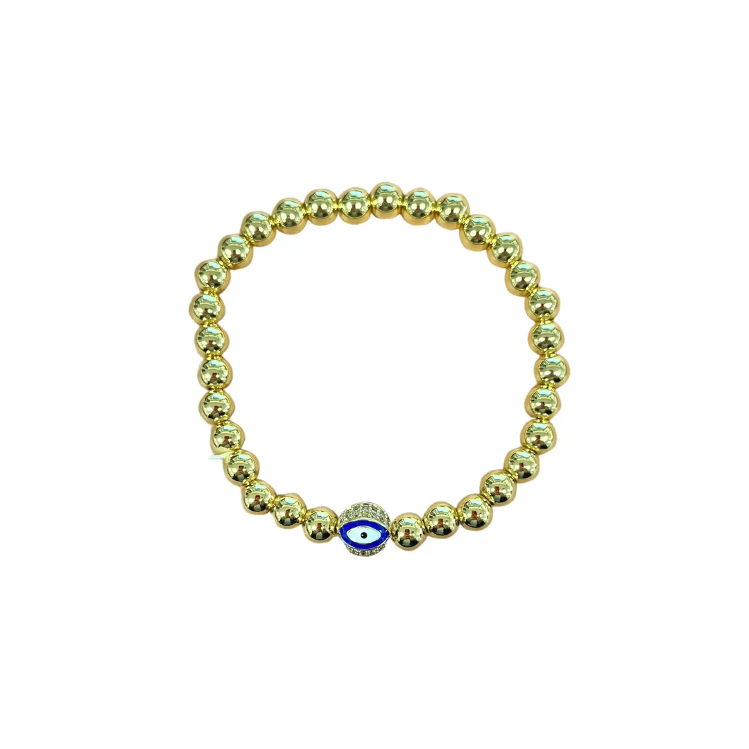 Beaded Evil Eye Bracelet