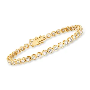 Bezel Set Tennis Bracelet