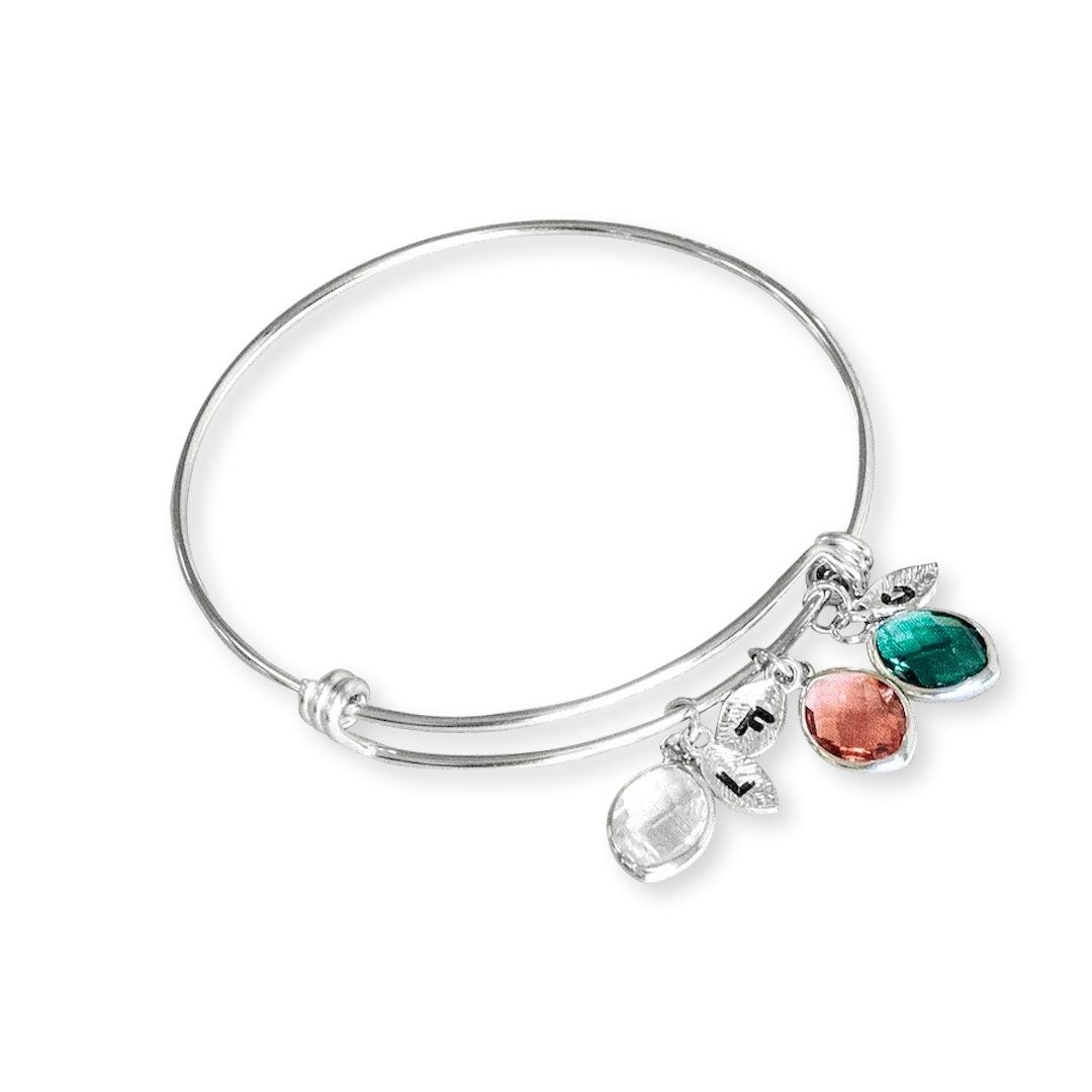 Birthstone Family Charm Bracelet