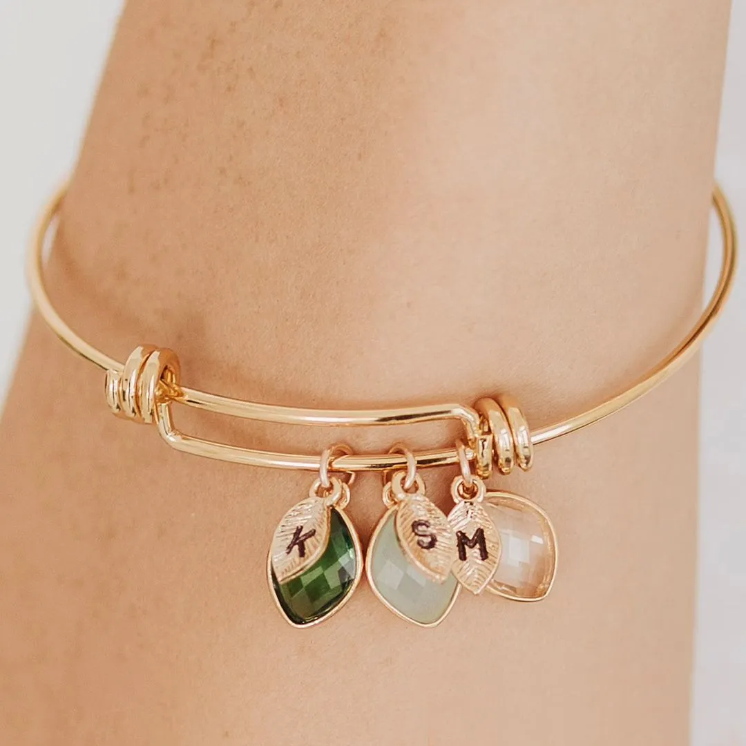 Birthstone Family Charm Bracelet