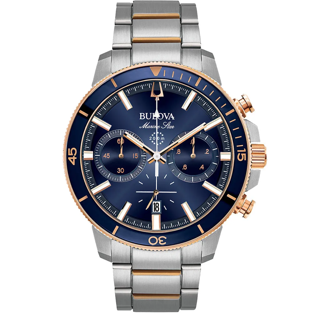 Bulova 98B301 Marine Star Chronograph Mens Watch