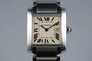 Cartier Quartz Tank Francaise 2465