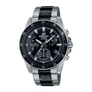 Casio Edifice Standard Chronograph Black Ion Plated Stainless Steel Band Watch EFV540SBK-1A EFV-540SBK-1A