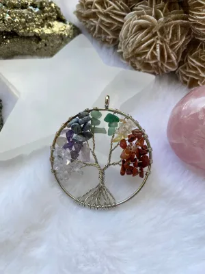 Chakra Tree of Life Pendant by HarleyRae