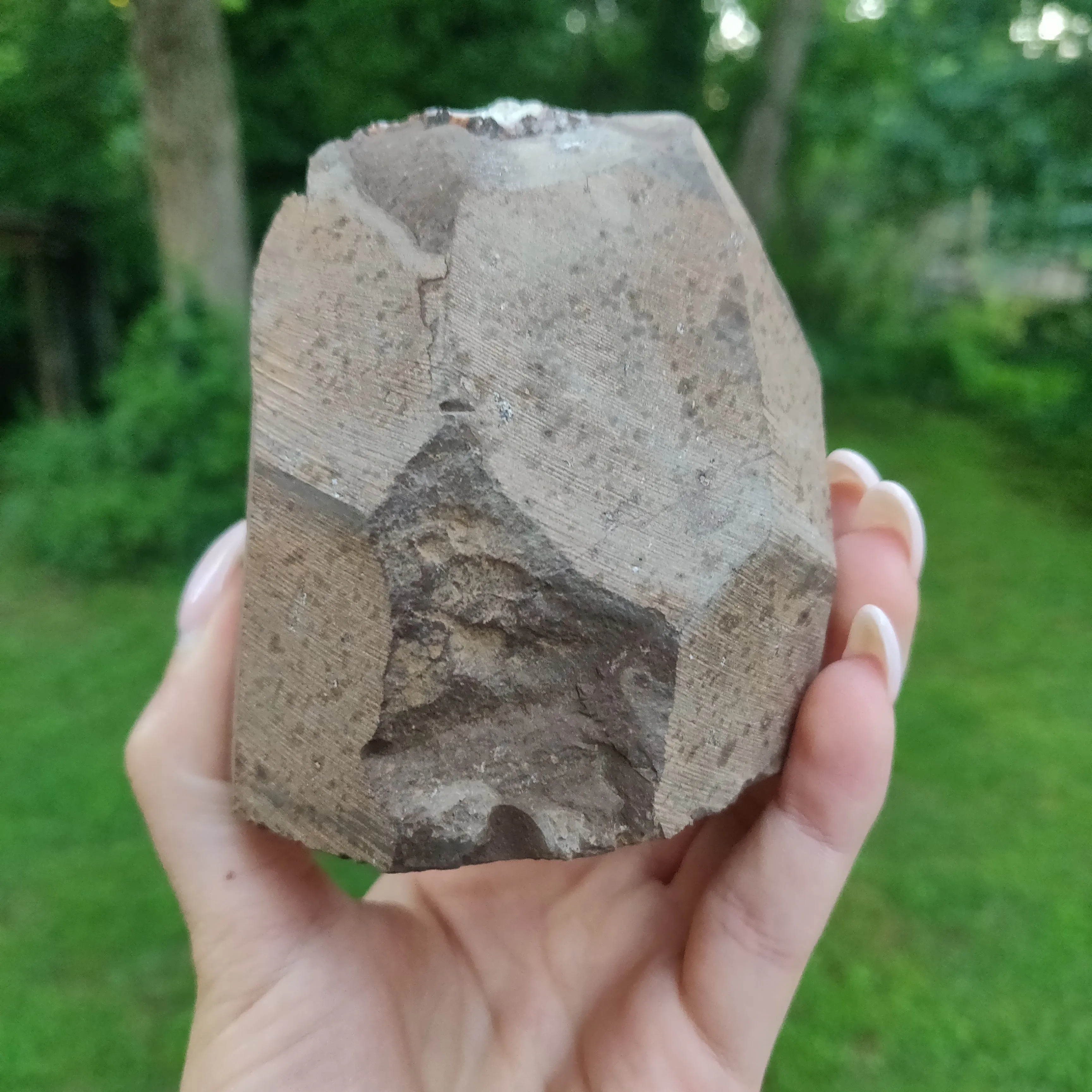 Citrine Geode Free Form, Cut Base (#4)