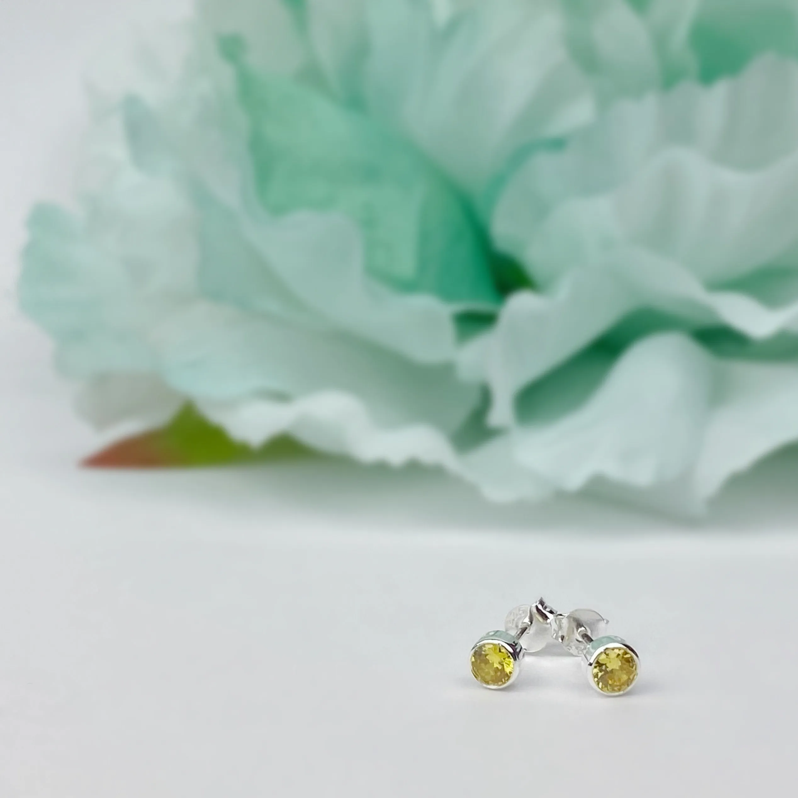 Citrine Sparkle Studs (Nov) - SE5063