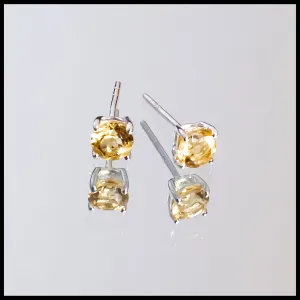 Citrine Stud Earrings