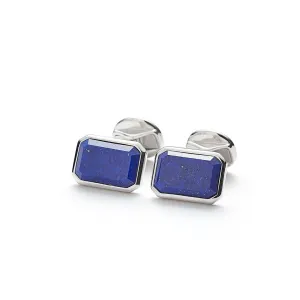 Cufflinks Rectangle Lapis