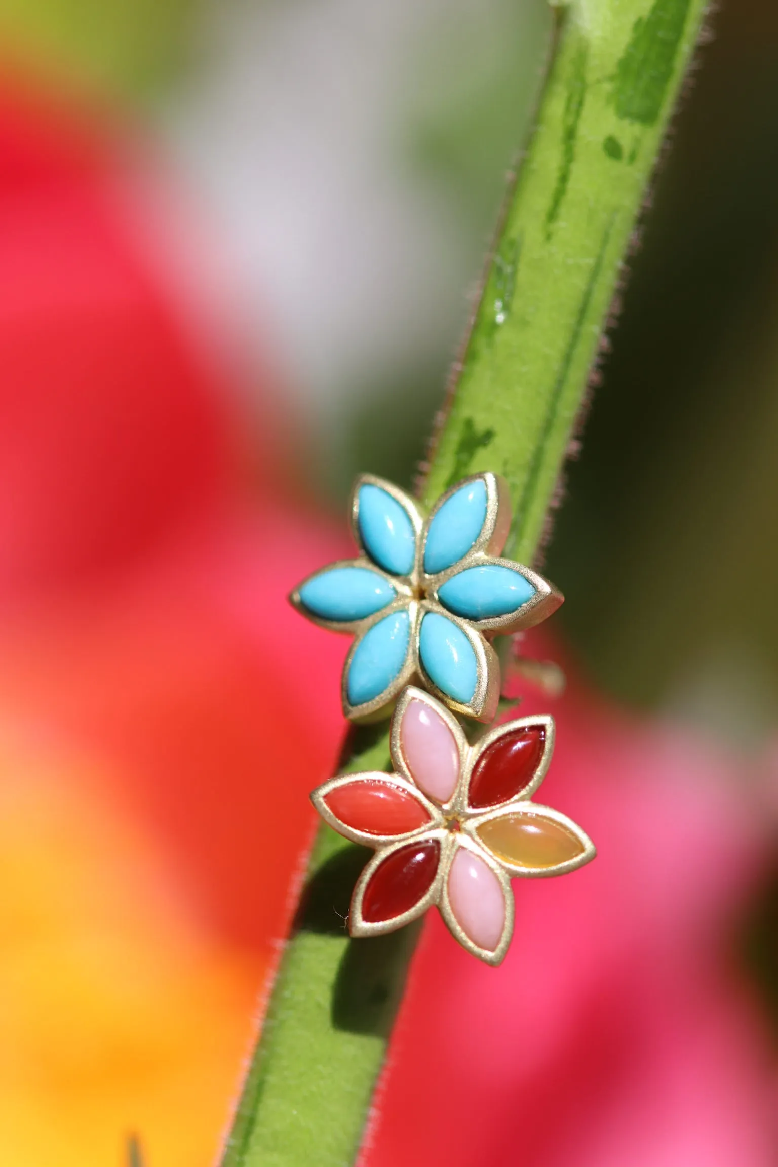 Desert Sunrise Petal Stud