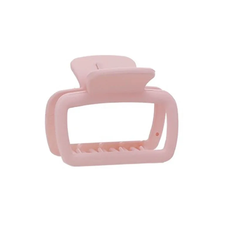 Dopamine Small Square Hairpin Korean  New Medium Square Grab Clip Back Head Shark Clip Hairpin Hair Accessories