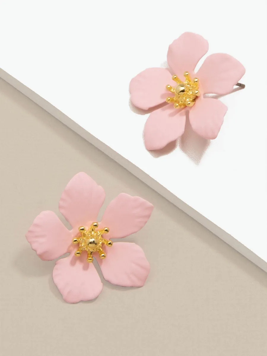 Eve Flower Stud Earring