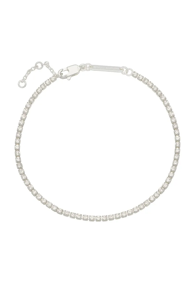 Fine CZ Tennis Bracelet