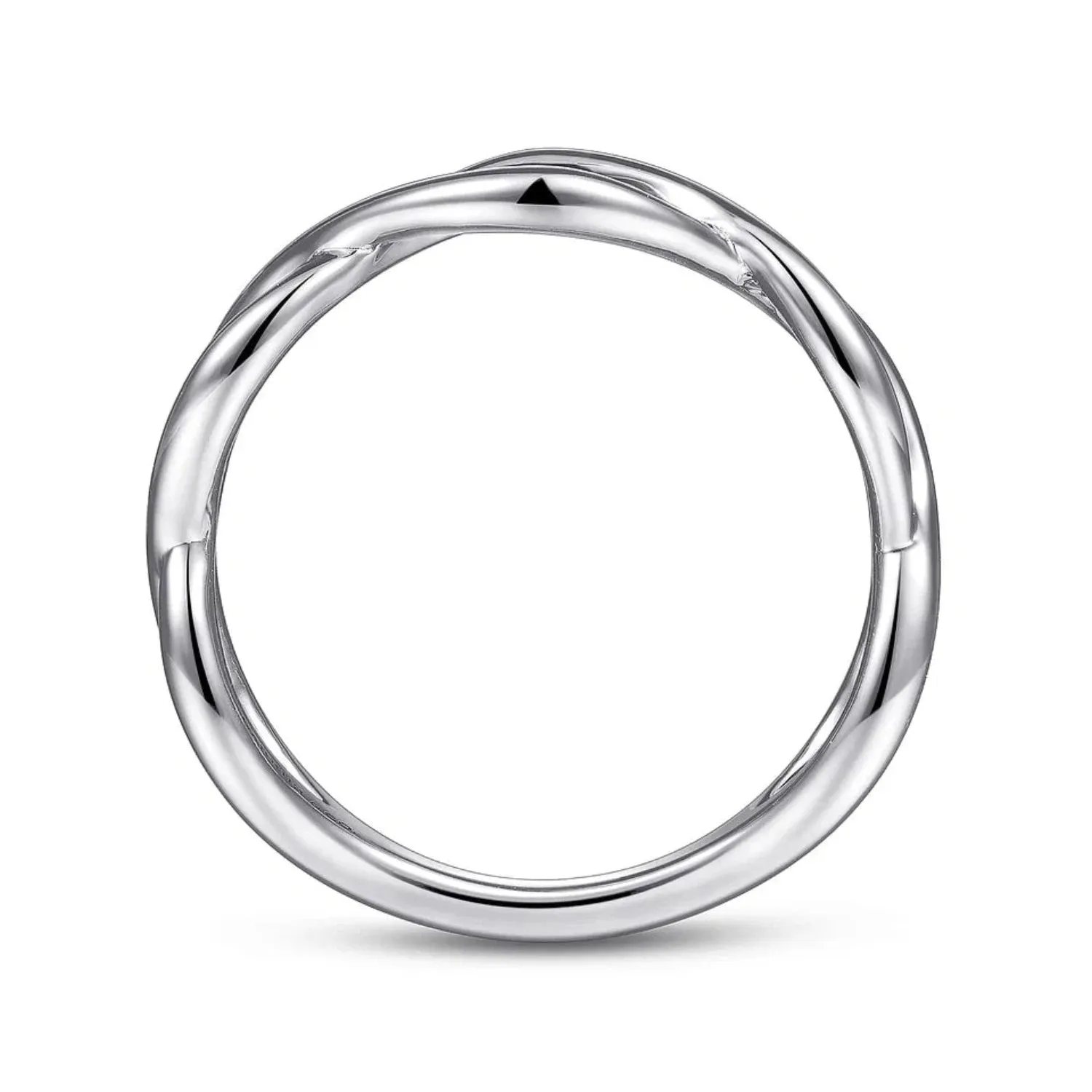 Gabriel & Co. Plain Twisted Stackable Ring