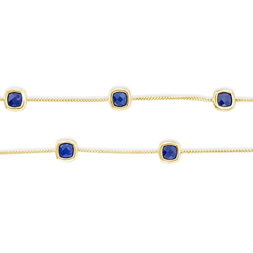 Gold & Lapis Necklace