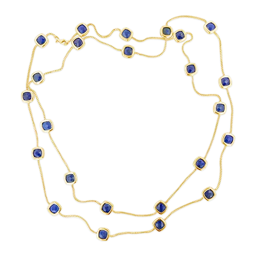 Gold & Lapis Necklace