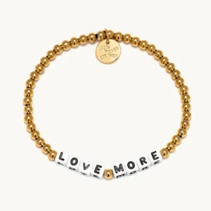 Gold Plated Love More Bracelet