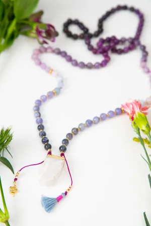 I Am Powerful and Intuitive Mala Necklace