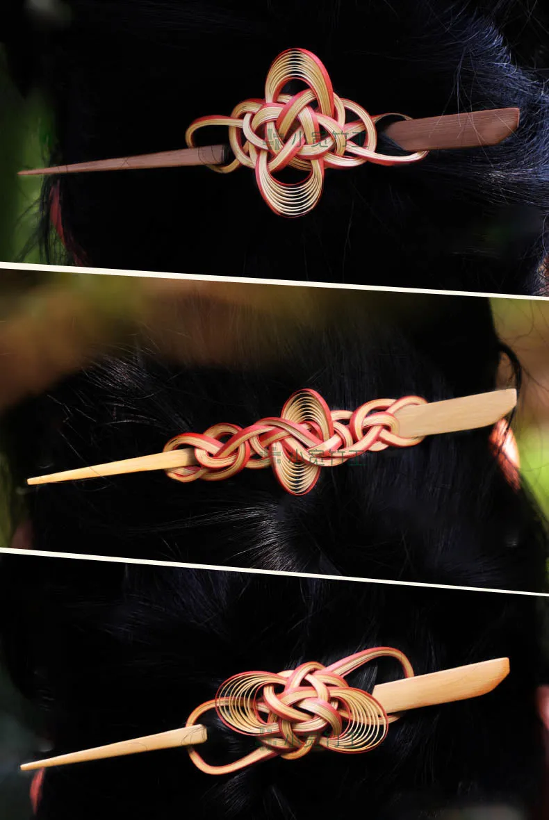 Intangible Cultural Heritage Bamboo Woven Hairpin