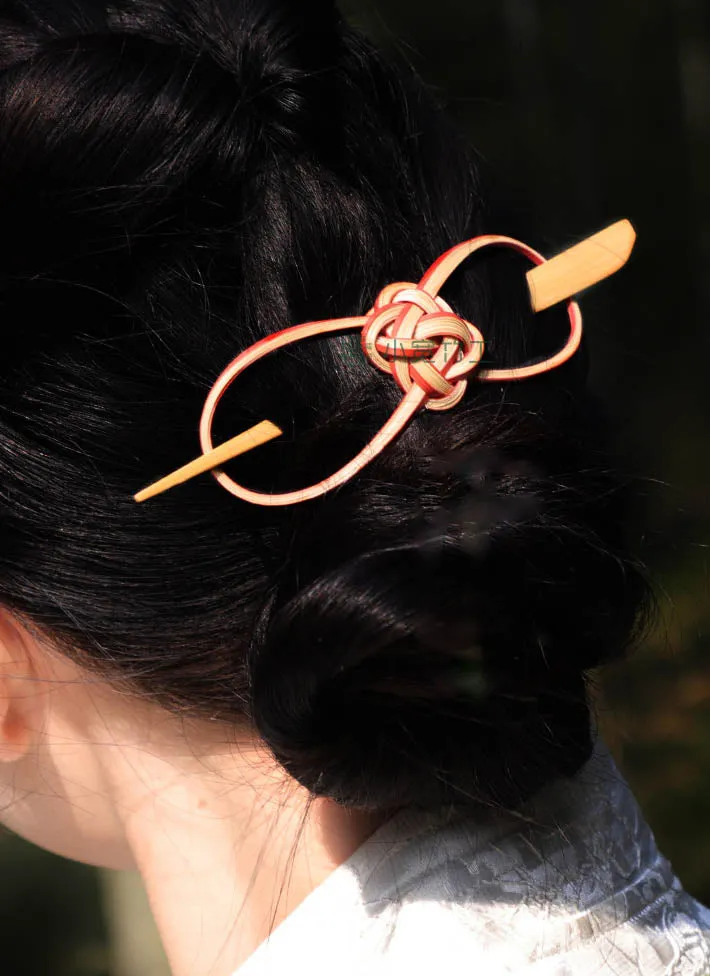 Intangible Cultural Heritage Bamboo Woven Hairpin