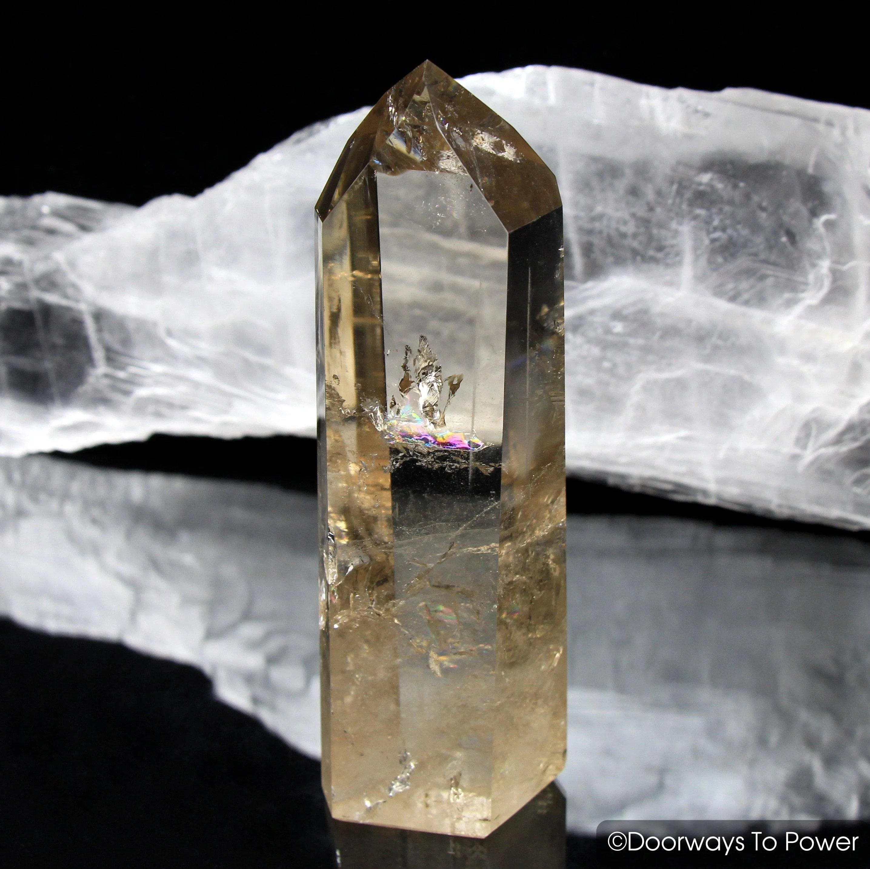 John of God Quartz Crystal & Temple Heart Dow 'Prosperity Goddess'