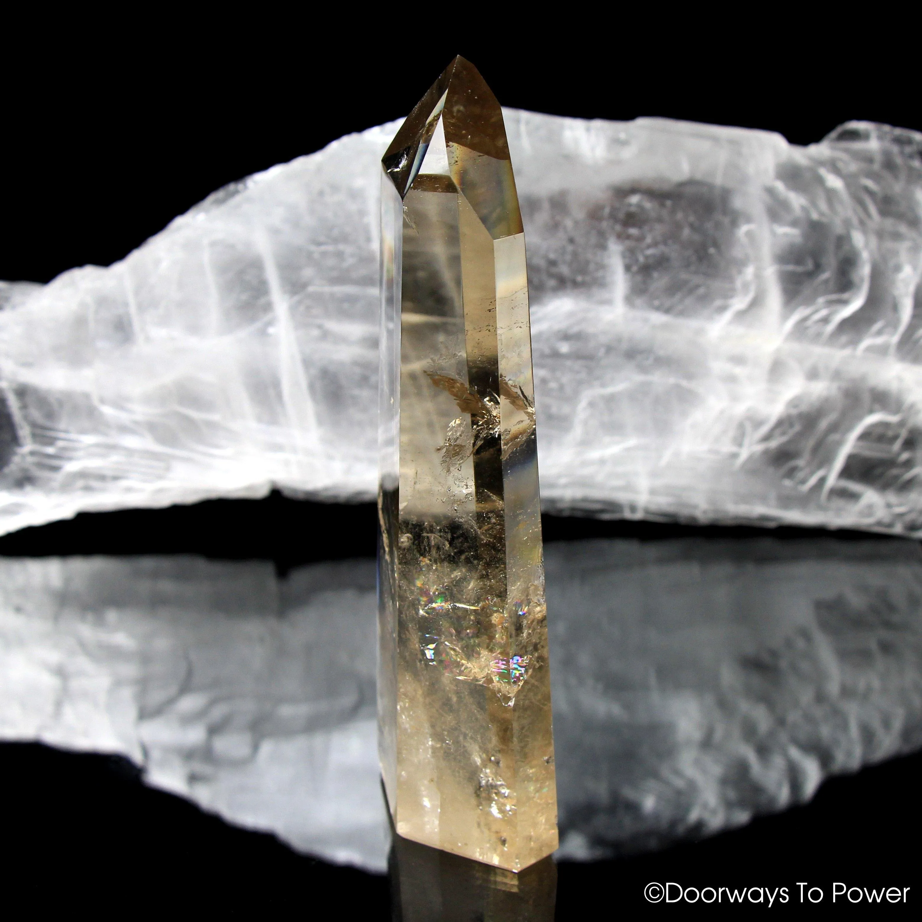 John of God Quartz Crystal & Temple Heart Dow 'Prosperity Goddess'