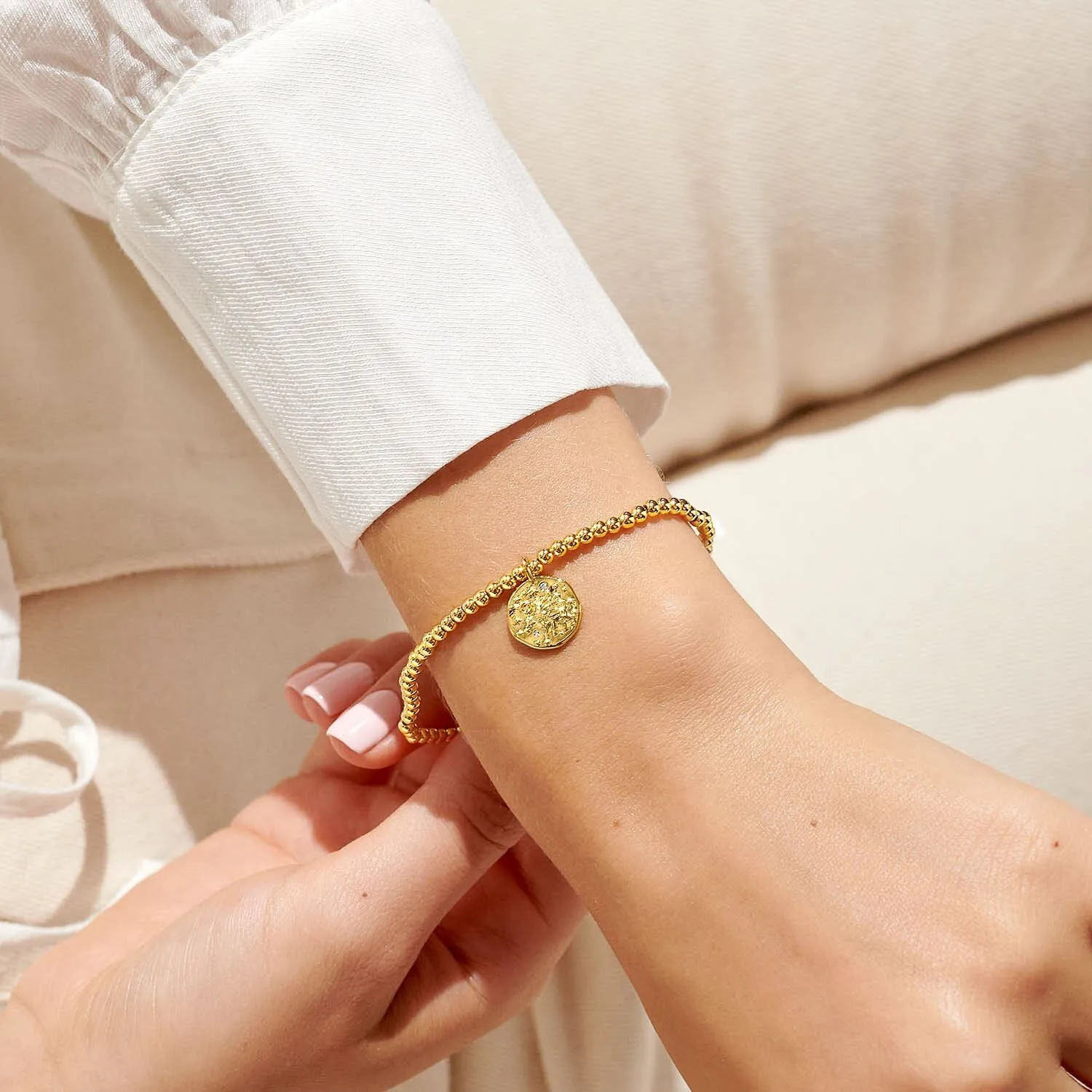 Joma Jewellery Gold Star Sign A Little 'Taurus' Bracelet