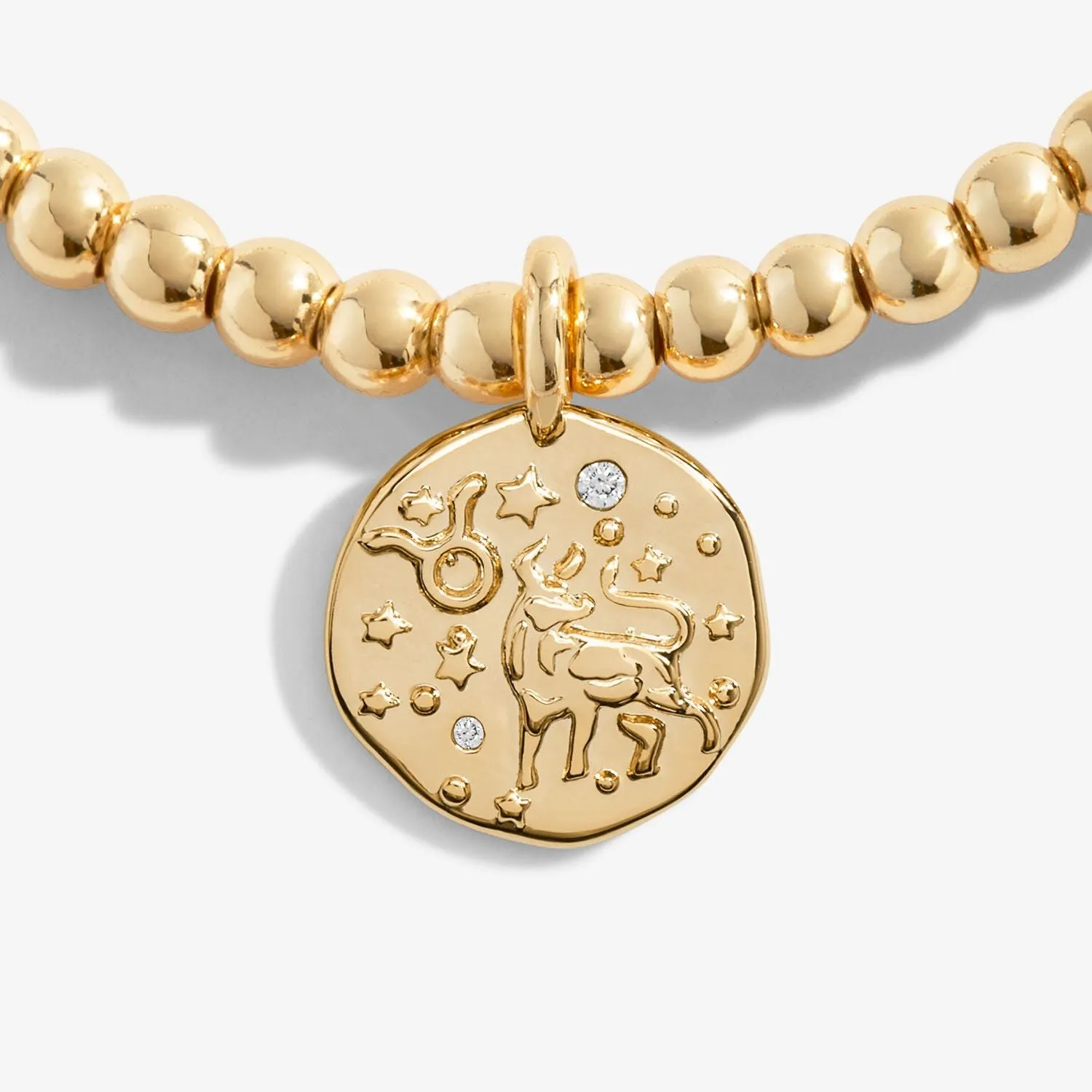 Joma Jewellery Gold Star Sign A Little 'Taurus' Bracelet