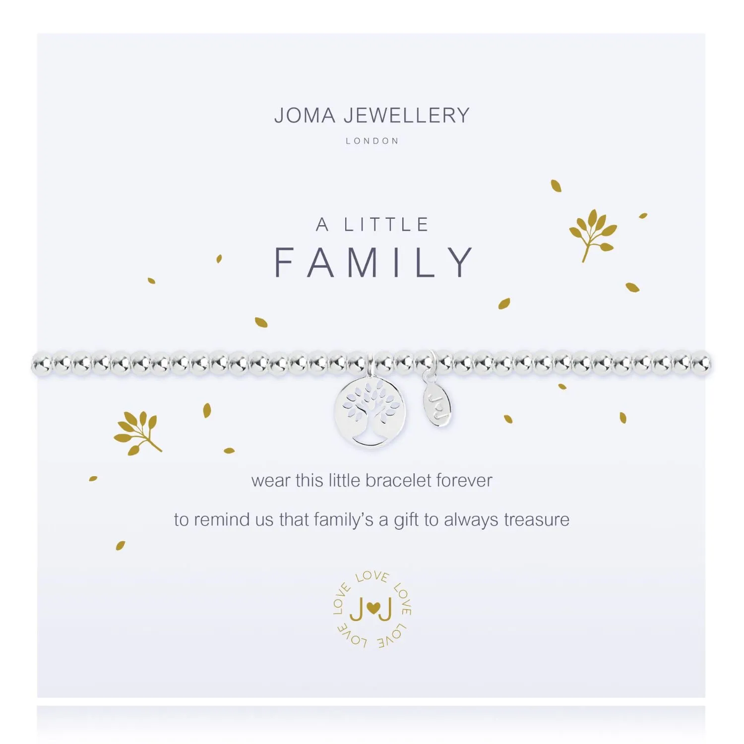 Joma Jewellery Silver A Little 'Family' Bracelet