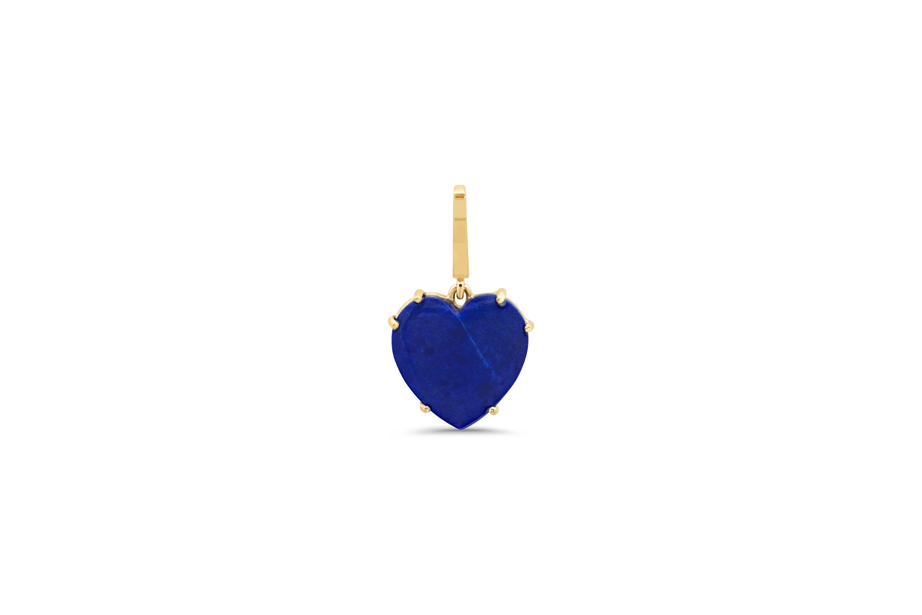 Lapis Heart Charm