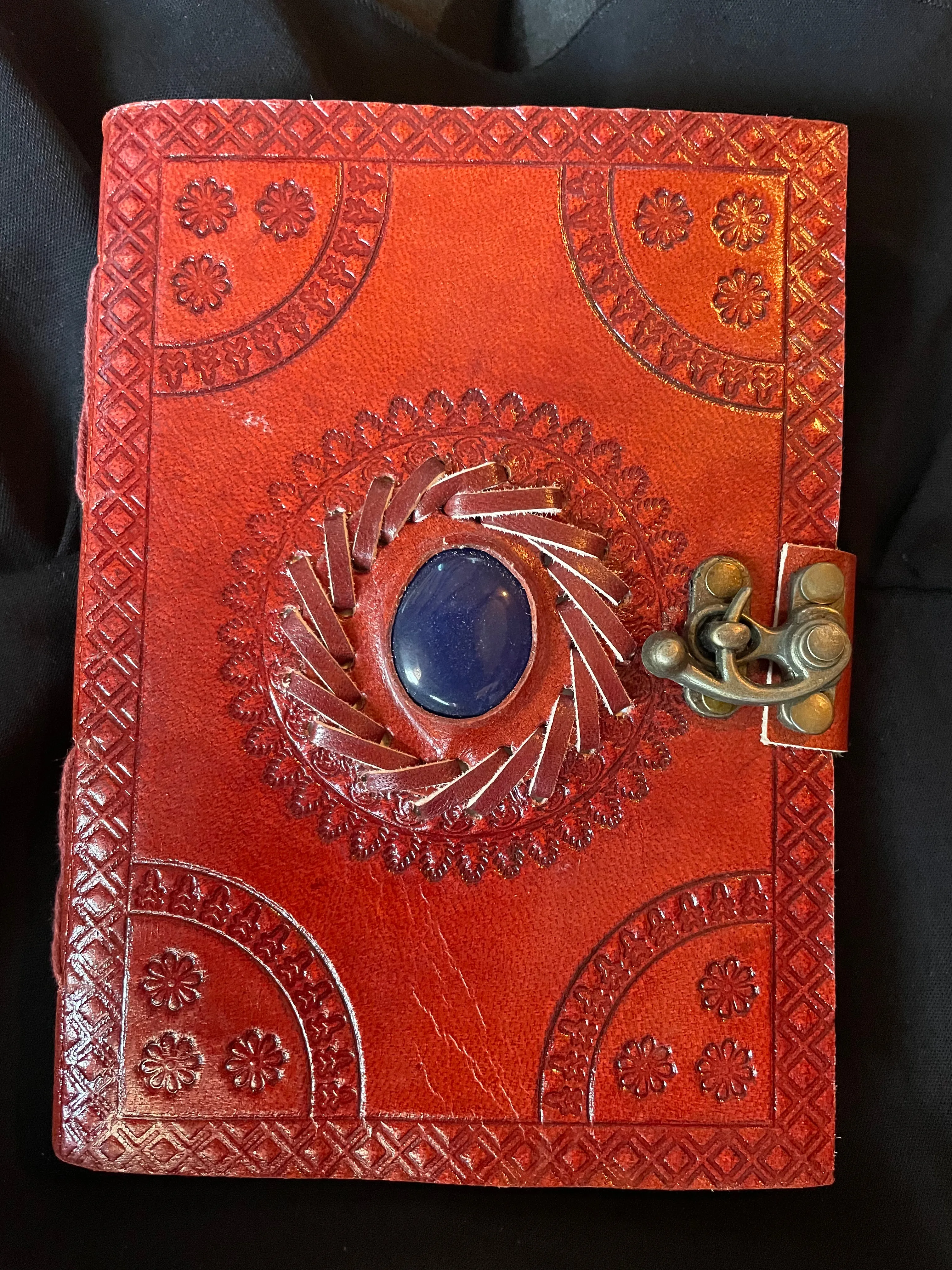 Lapis Stone Leather Journal-5"x7"