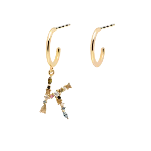 Letter К Earrings