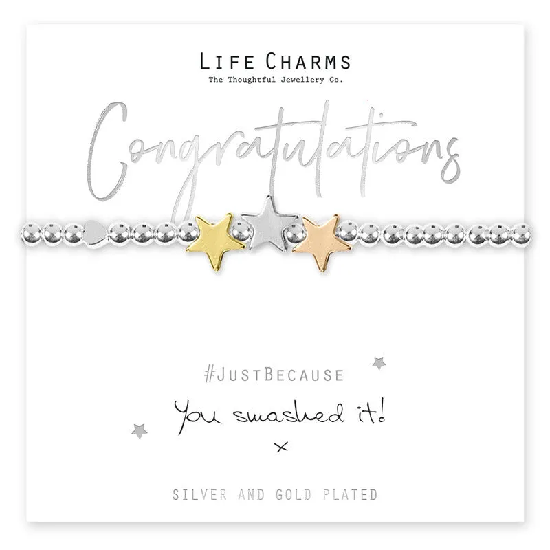 Life Charms You Smashed It Bracelet