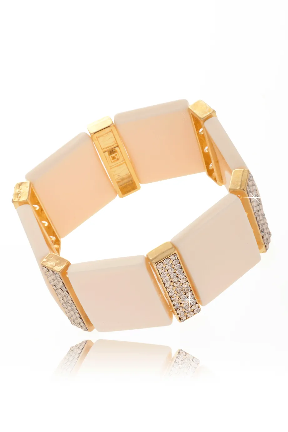 LK DESIGNS IVORY REFLECTION Crystal Bracelet