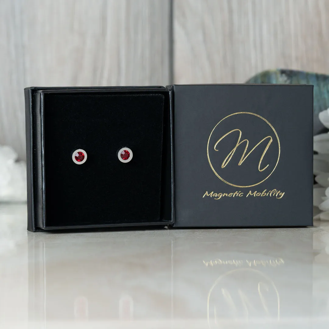 Magnetic Stud Earrings: Birthstones | Magnetic Mobility