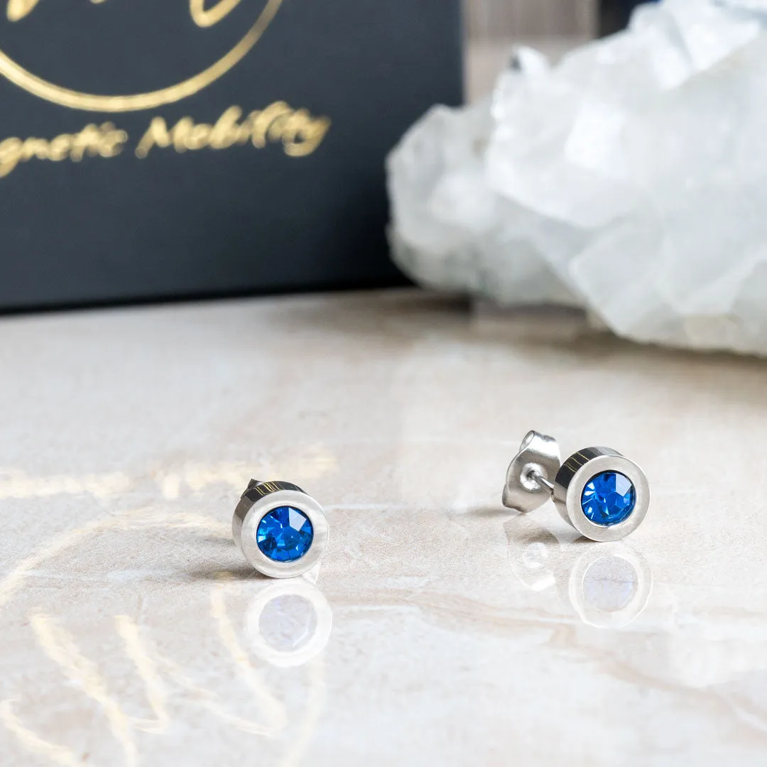 Magnetic Stud Earrings: Birthstones | Magnetic Mobility