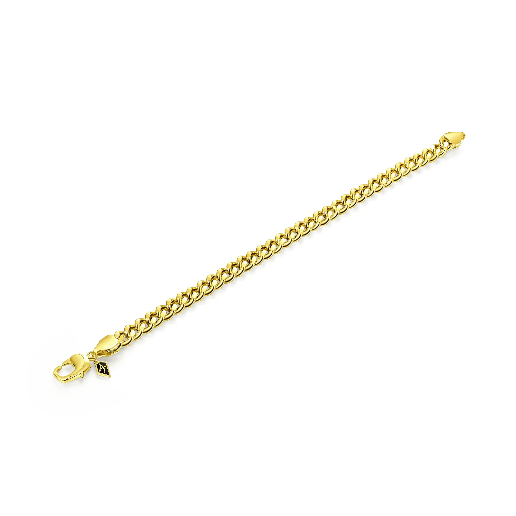 Miami Micro Cuban Curb Bracelet - Yellow Gold