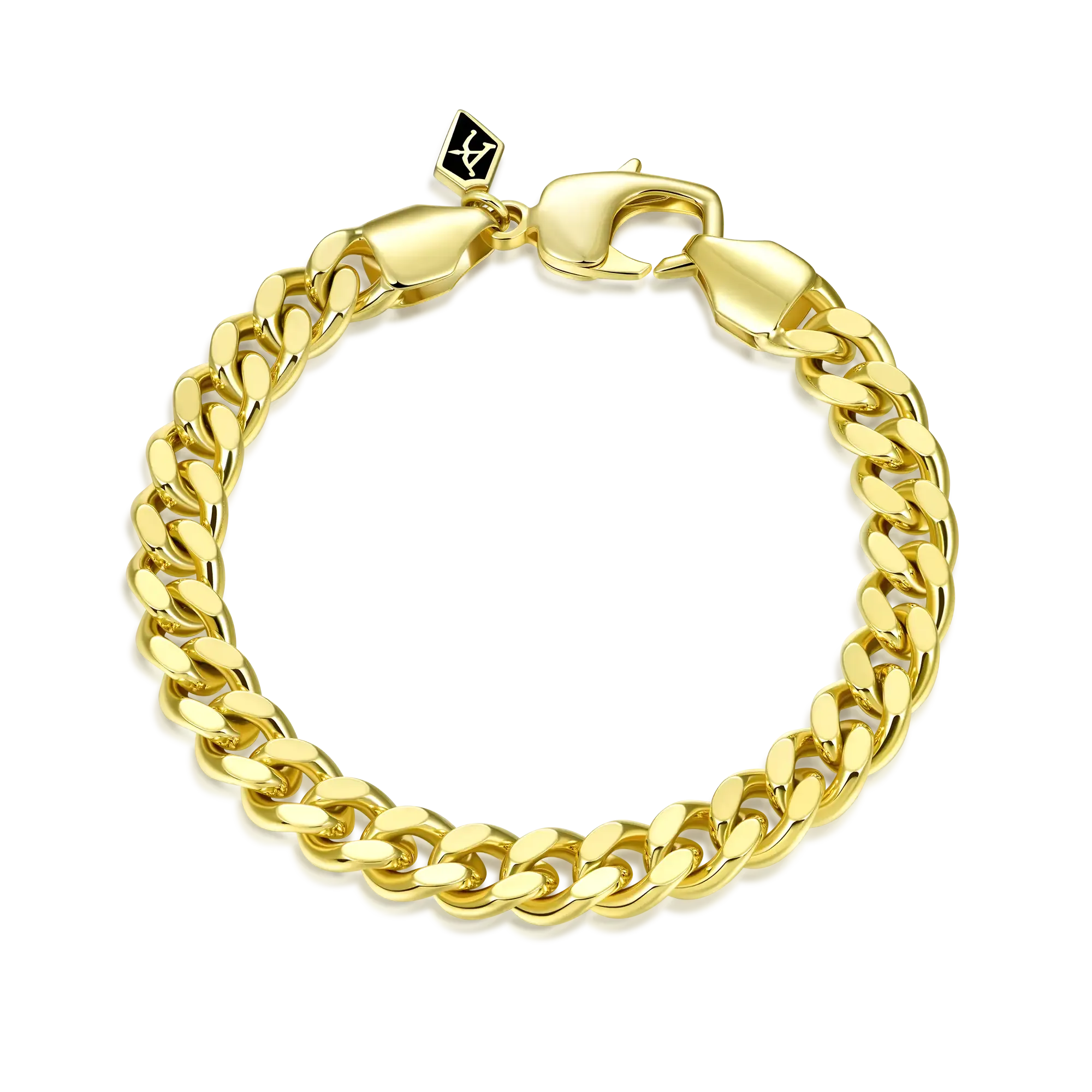 Miami Micro Cuban Curb Bracelet - Yellow Gold