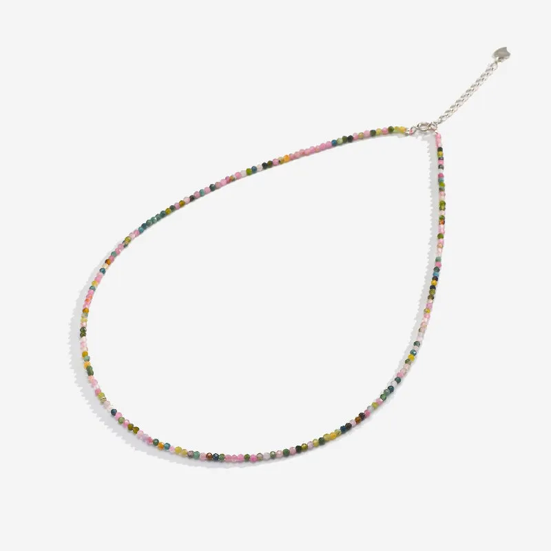 Minimalist Natural Stone Multicolor Necklaces