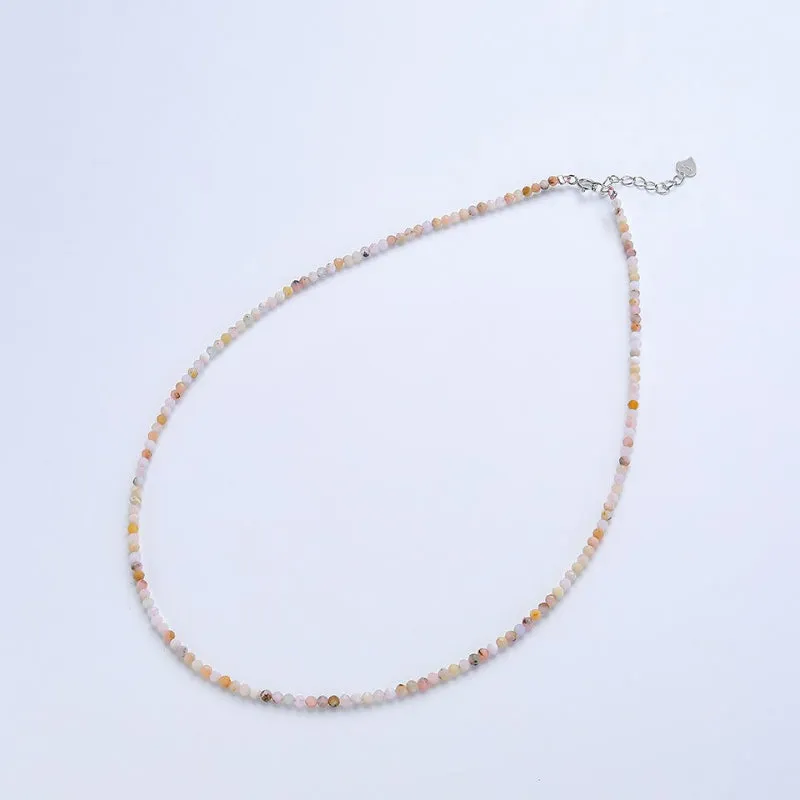 Minimalist Natural Stone Multicolor Necklaces