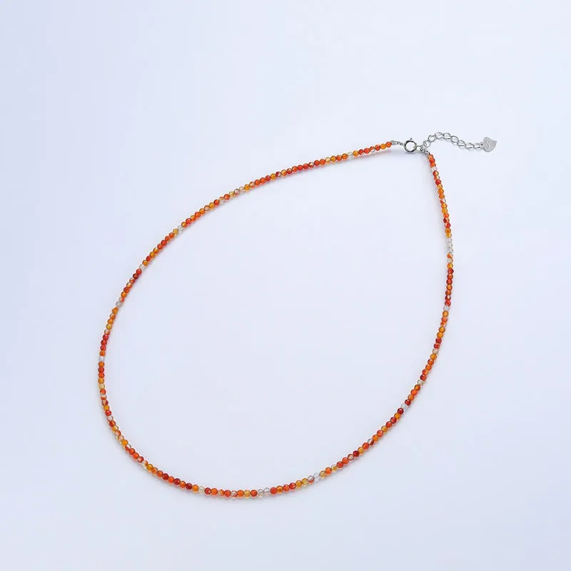 Minimalist Natural Stone Multicolor Necklaces