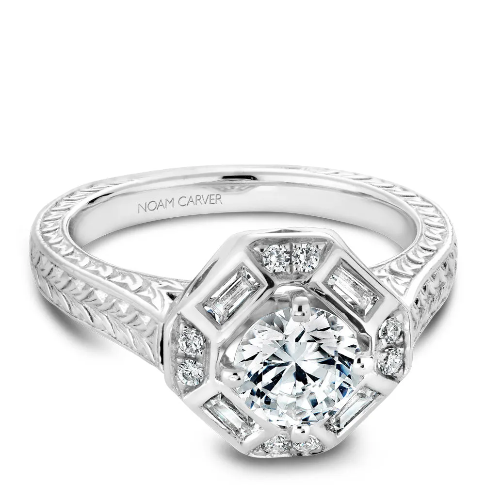 Noam Carver Engagement Ring - B080-01WZ-100A